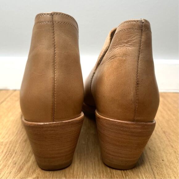 NEW Nisolo Classic Ankle Bootie Almond Brown Tan Leather Heeled Boho Everyday - Picture 6 of 11